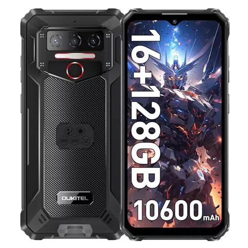OUKITEL WP23 Pro Android 13 Rugged Smartphone - 16GB RAM+128GB ROM 10600mAh Telefono Indistruttibile