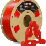 OVERTURE Filamento PETG 1.75mm, 1kg Bobina, Neatly Wound Durevole PETG Filament per Stampante 3D