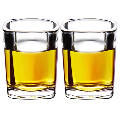 ParaCity Set di 2 Bicchieri da Shot, Bicchieri Cool da 60 ml