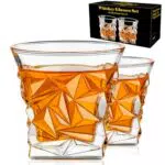 PARACITY Set di 2 bicchieri da whisky vecchio stile da 300 ml