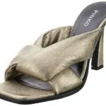 Pinko Corinne Sabot Nappa Laminata, Sandali con Tacco Donna