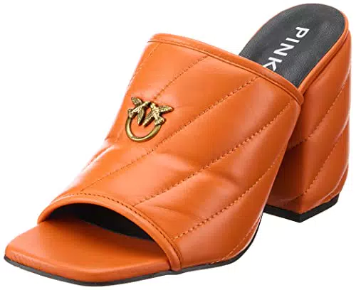 Pinko Martine Sabot Nappa Trapuntata, Sandali con Zeppa Donna