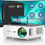 Proiettore 1080P Nativo, 9800 Lumens Wifi 5G Bluetooth