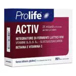 Prolife Activ - Integratore con 25 Miliardi di Probiotici per Dose - 40 gr, 2 pezzi