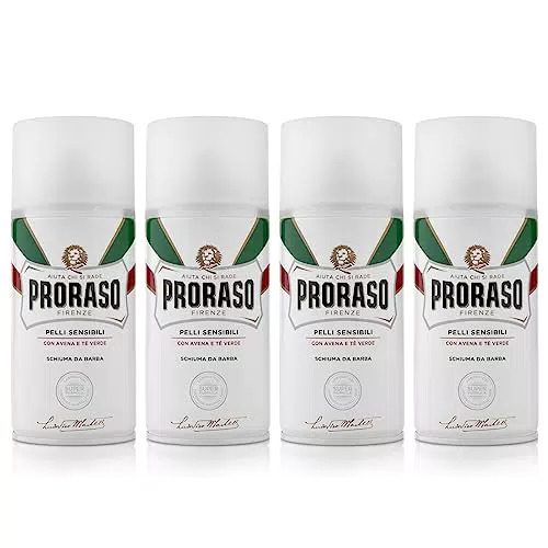 Proraso Schiuma da Barba Pelli Sensibili, 4 x 300ml