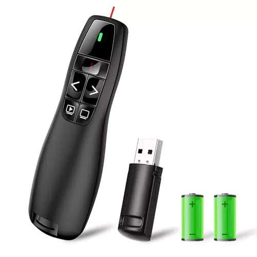 Puntatore Presentazioni, USB Wireless Puntatore per Presentazioni