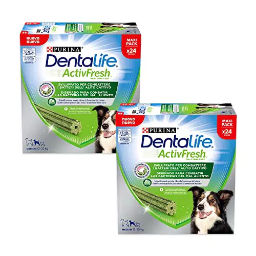 Purina Dentalife ActivFresh Medium Snack per Cani di Media