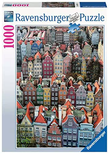 Ravensburger - Puzzle Danzica, Pologne, 1000 Pezzi, Idea regalo