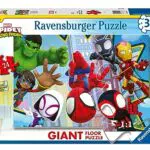 Ravensburger - Puzzle Spidey, Collezione 24 Giant Pavimento