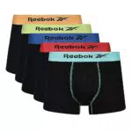 REEBOK Boxer a Pantaloncino da uomo, 5 paia