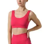 Risalti Top Sportivo Donna Fitness Costina Sara - Reggiseno Sportivo in Microfibra