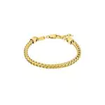 s.Oliver Bracciale in acciaio inox da uomo, 20+2 cm