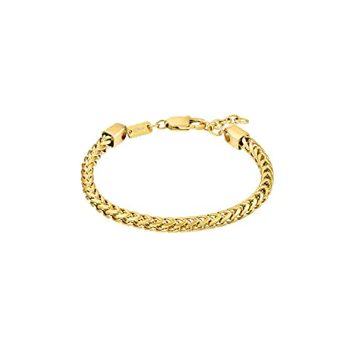 s.Oliver Bracciale in acciaio inox da uomo, 20+2 cm