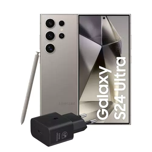 Samsung Galaxy S24 Ultra Smartphone AI, Caricatore incluso