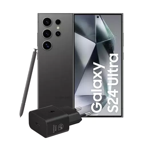 SAMSUNG Galaxy S24 Ultra Smartphone AI, Caricatore incluso