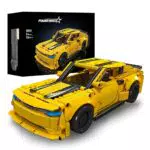 SDXFUWA 15081 MOC Modello di auto di ingegneria, Auto sportiva Convertibile Kit modello di auto Car Designer Firas Abu-Jaber Espositore per
