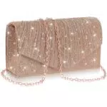 simarro pochette da donna, borsa da sera da donna, con brillantini