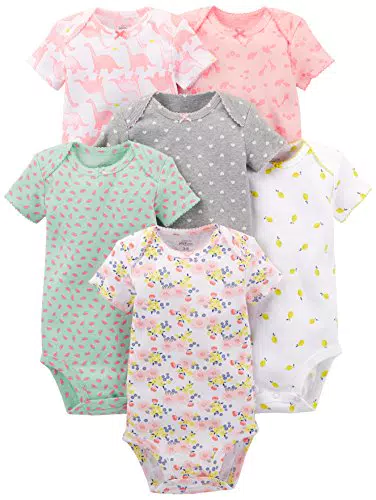 Simple Joys by Carter's 6-Pack Short-Sleeve Bodysuit Body