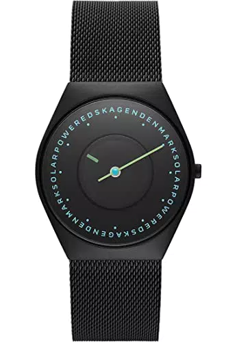 Skagen Orologio da uomo Grenen Solar Halo, disco ad energia solare