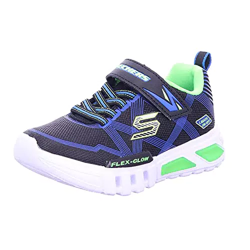 Skechers Flex-glow, Scarpe da ginnastica Bambino, Nero