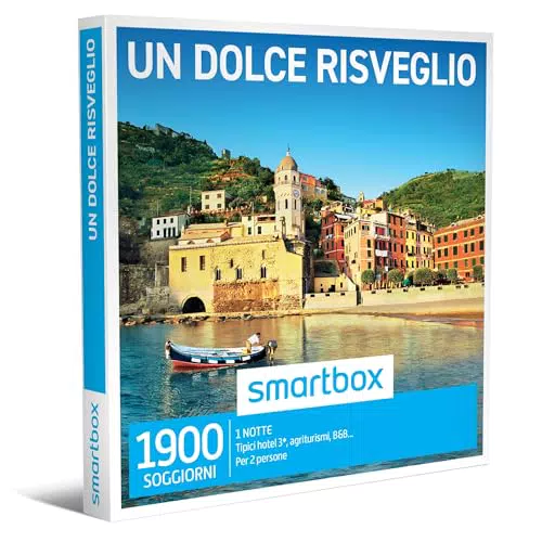 smartbox - Cofanetto Regalo Un Dolce risveglio - Idea Regalo per la Coppia - Soggiorno di Una Notte per 2 Persone