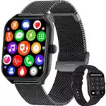 Smartwatch 1, 96 HD Smartwatch Uomo con Assistente Vocale Cardiofrequenzimetro/Sonno/SpO2/Musica