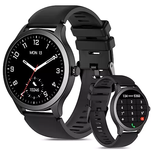 Smartwatch impermeabile unisex con contapassi, cardiofrequenzimetro,  SpO2 e monitoraggio del sonno