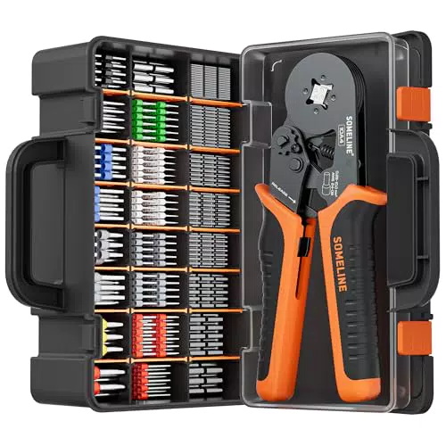 SOMELINE Set di Puntalini, Pinza Crimpatrice Capicorda