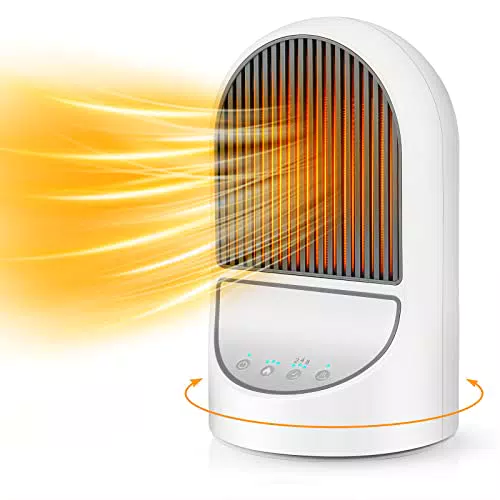 GuKKK Stufetta Elettrica 1200W, bianco
