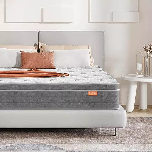 Sweetnight - Materasso in Memory Foam e Molle, 135x190