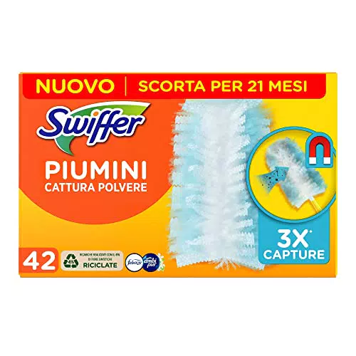 Swiffer Duster Piumini Catturapolvere, 42 Piumini, Profumo Freschezza di Ambi Pur