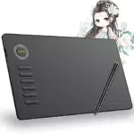 Tavoletta Grafica, Supporto Linux e Chrome OS, 12 Tasti Personalizzabili e 8192 livelli di Penna senza Batteria