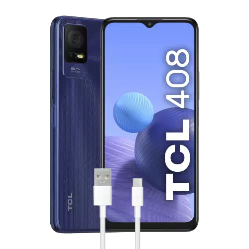 TCL 408 - Smartphone 4G 64 GB, 4 GB RAM, Display 6.6" HD+