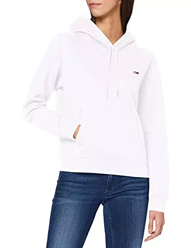 Tommy Jeans Felpa Donna TJW Regular con Cappuccio, Blu