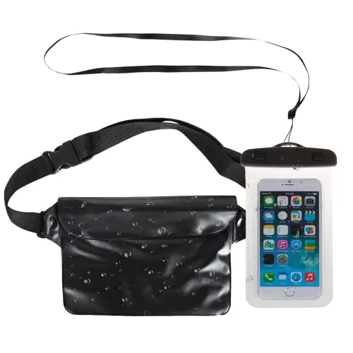 TSLBW Kit Impermeabile Borsa Impermeabile Custodia Impermeabile Smartphone Custodia Impermeabile con Cintura Vita per spiaggia