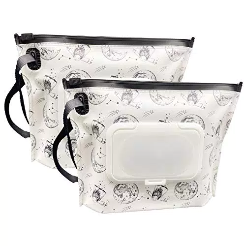 ULVBABI Contenitore portatile per salviettine umidificate di piccole dimensioni