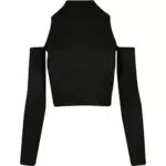 Urban Classics Maglia a Maniche Lunghe da Donna a Costine T-Shirt