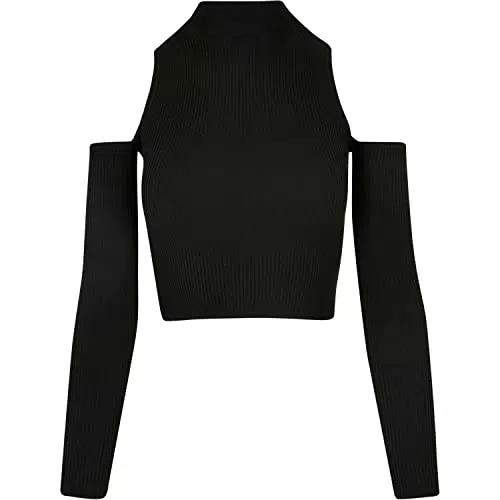 Urban Classics Maglia a Maniche Lunghe da Donna a Costine T-Shirt