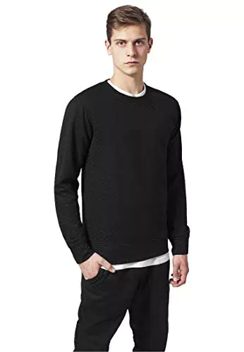 Urban Classics - Pullover Diamond Quilt Crewneck, Felpa Uomo