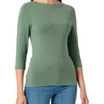 Vero Moda Vmpanda Modal 3/4 Top Jrs Noos Maglietta, Laurel Wreath