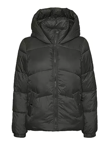 Vero Moda Vmuppsala-Giacca Corta Noos Curve, Nero, 52 Donna