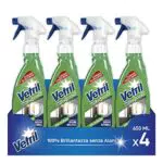 Vetril - Detergente Spray Vetri e Specchi Senza Allergeni di origine naturale, 650 ml x 12 Pezzi