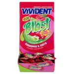 Vivident Fruit Blast, Chewing Gum Ripieno, Senza Zucchero
