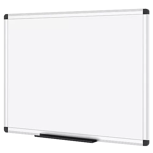 VIZ-PRO Lavagna Magnetica, cornice in alluminio, 90 x 60 cm