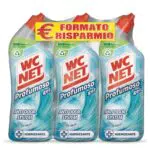 Wc Net - Profumoso Gel, Anticalcare e Igienizzante per WC, Fragranze Assortite, 12 pezzi