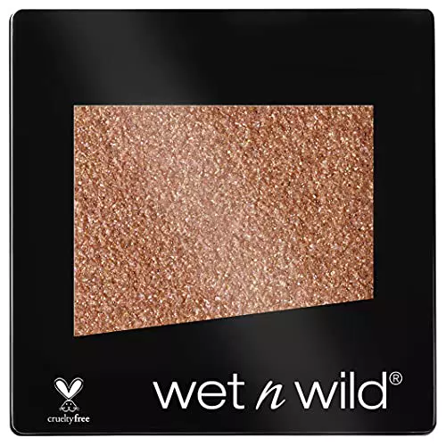 Wet n Wild - Color Icon Eyeshadow Glitter Single - Ombretto Glitter Brillante Singolo Ambrato - Super Pigmentato