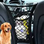 Yeonado Rete Portaoggetti per Sedili dell’Auto 3 Strati Rete Portaoggetti Auto Tasca Portaoggetti in Rete Elastica in Nylon per Auto Sedile