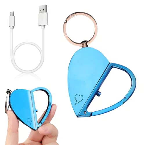 Yuragim Accendino USB, Accendino Elettrico USB Ricaricabile Antivento Elettronico Accendino
