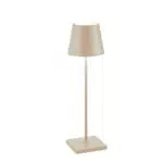 Zafferano Poldina Pro, Lampada da tavolo LED senza fili Ricaricabile