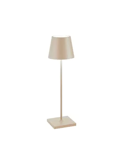 Zafferano Poldina Pro, Lampada da tavolo LED senza fili Ricaricabile